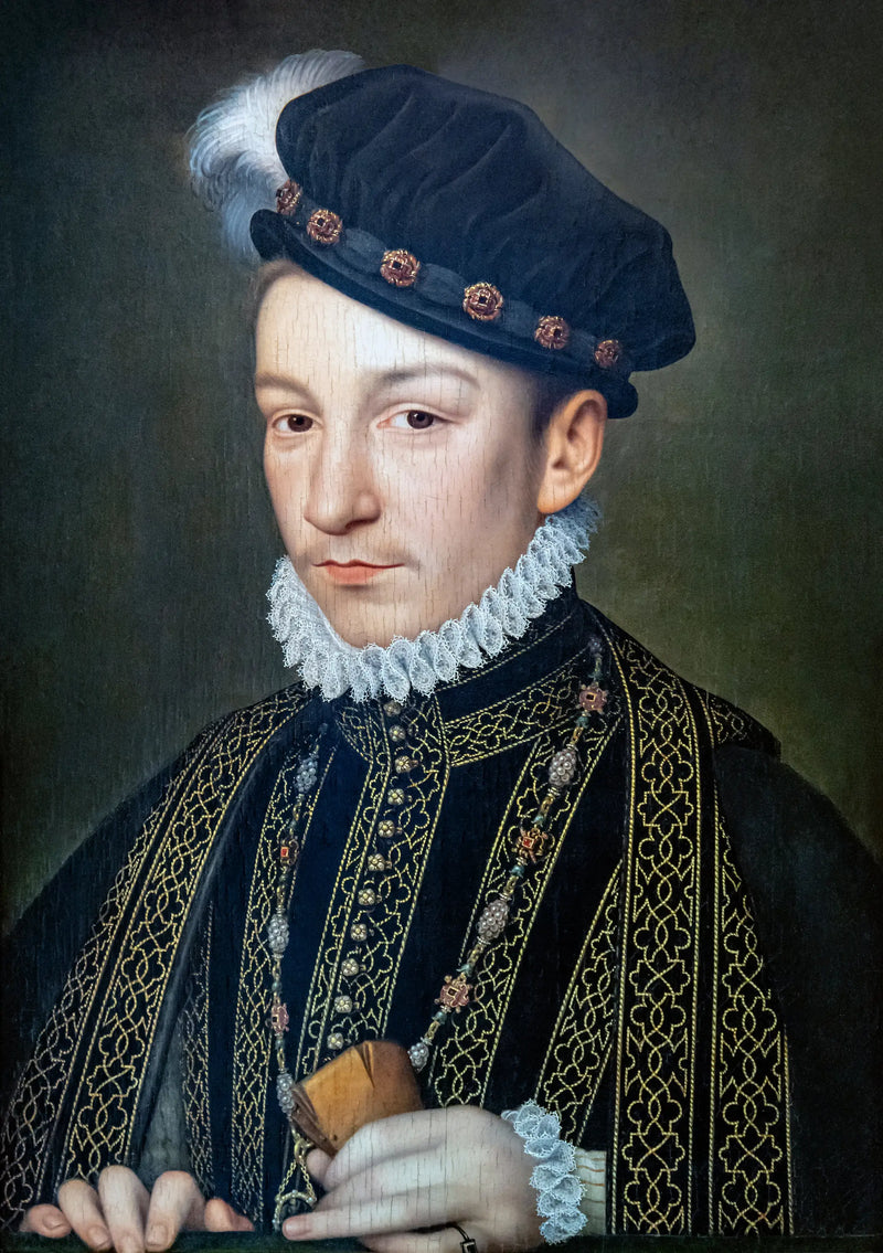 Retrato de Carlos IX - François Clouet