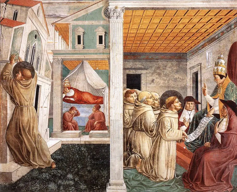 Cenas da vida de São Francisco (Cena 5) - Benozzo Gozzoli