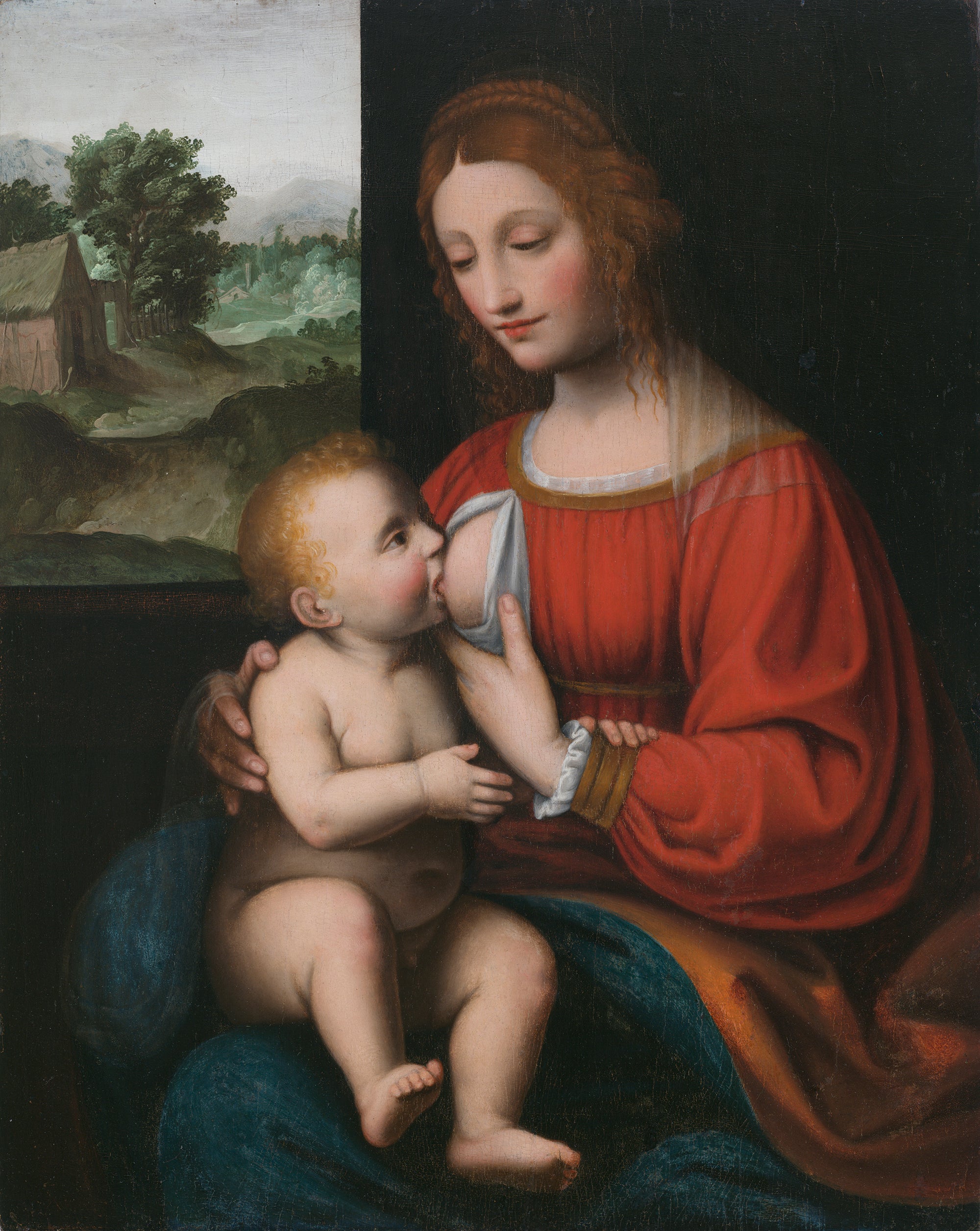 Allaitement de la Vierge et de l'Enfant - Bernardino Luini