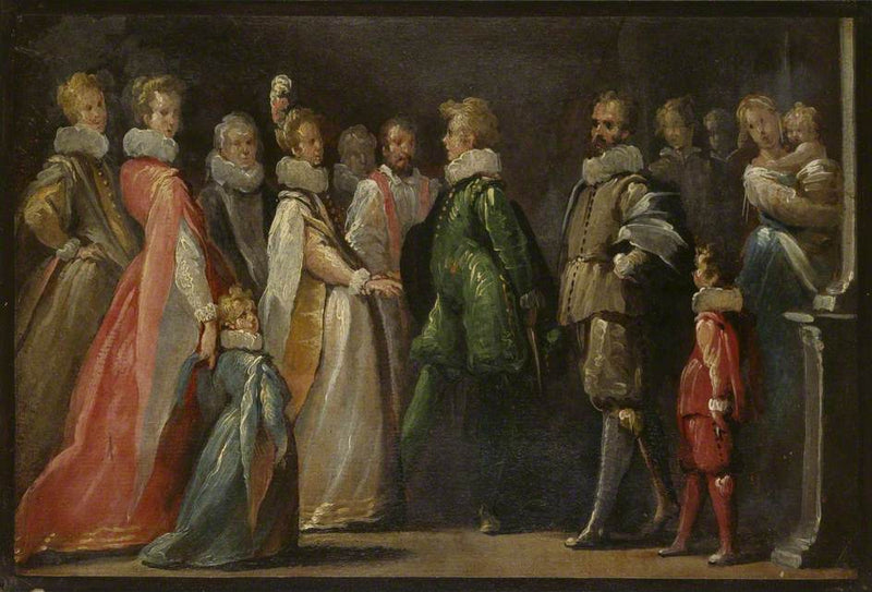 Des fiançailles - Bernardo Strozzi