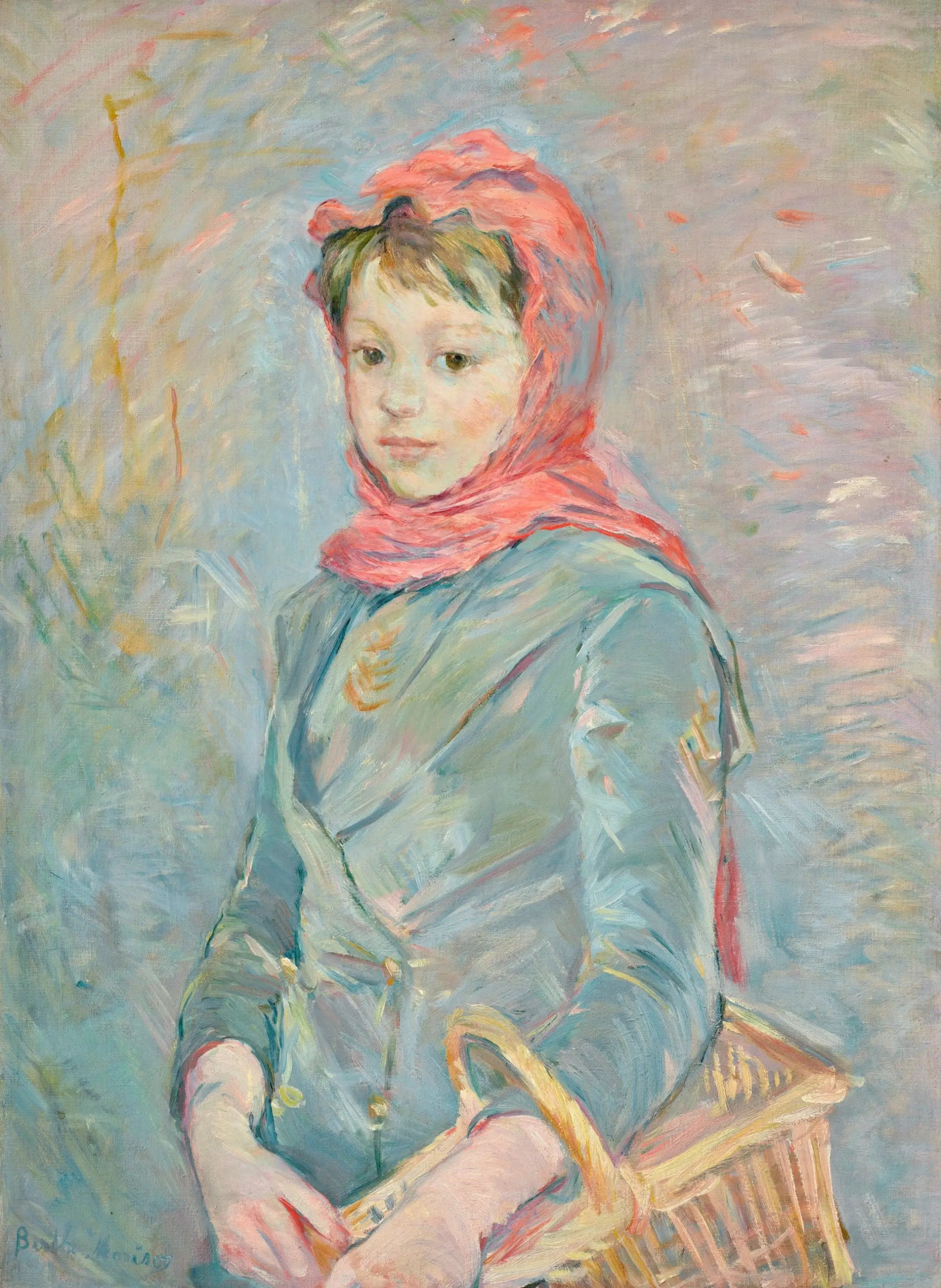 Reproduction du tableau « Filet portant un panier - Berthe Morisot » par Alpha Reproduction en peinture à l’huile
