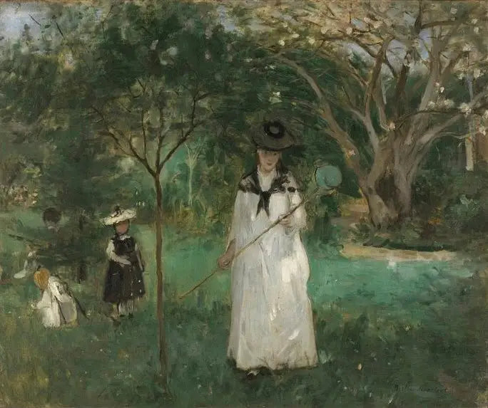 Caça às borboletas - Berthe Morisot