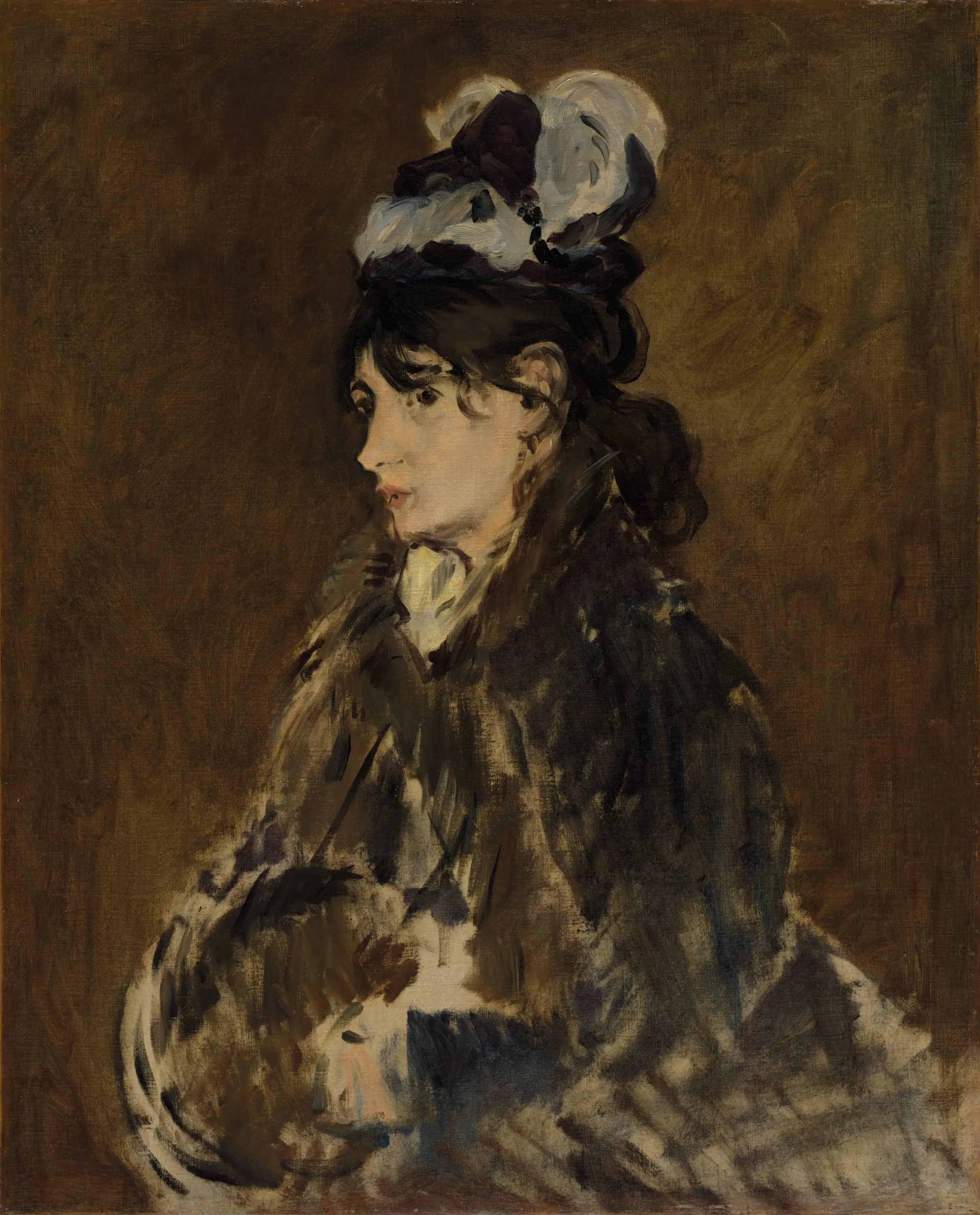 Reproduction du tableau « Berthe Morisot - Édouard Manet » par Alpha Reproduction en peinture à l’huile