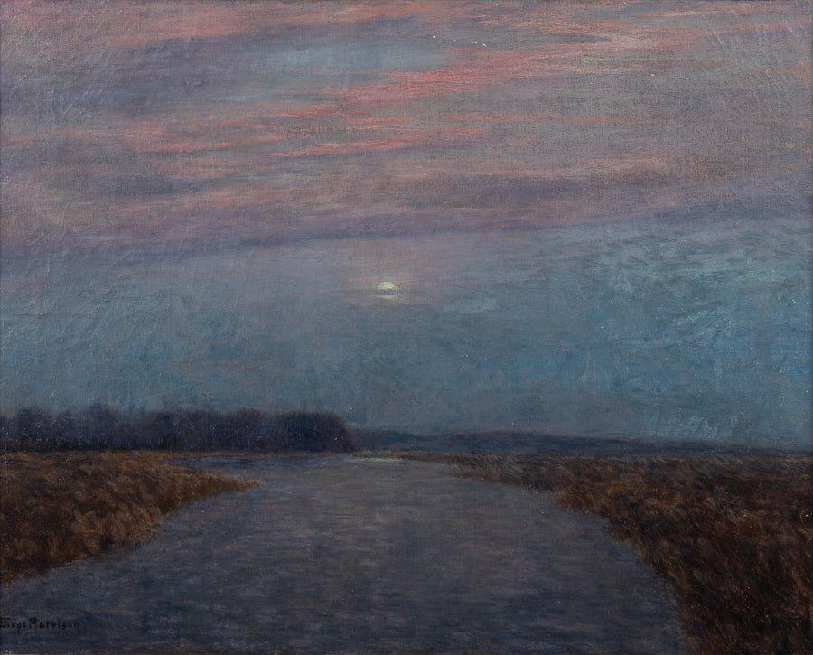 Clair de lune sur la Hackensack de L. Birge Harrison
