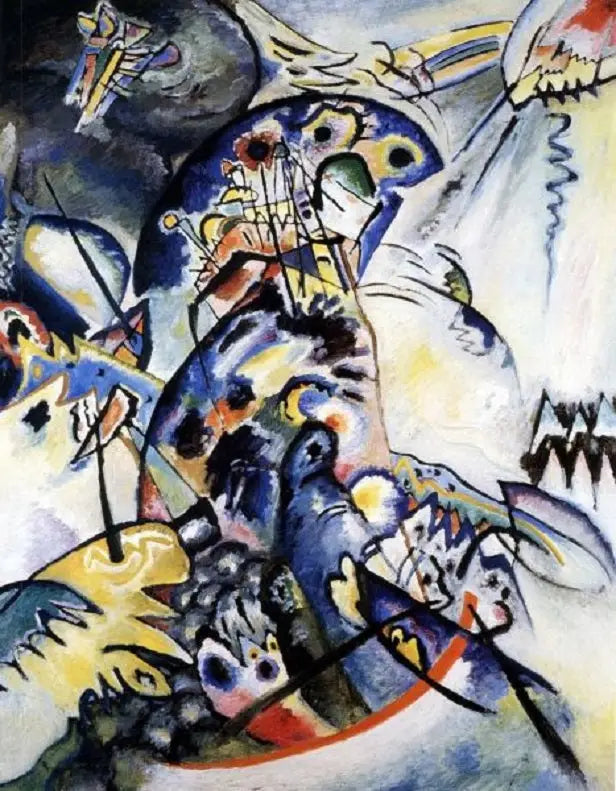 Crête azul - Vassily Kandinsky