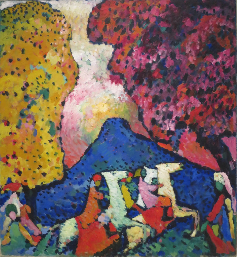 A Montanha Azul - Vassily Kandinsky