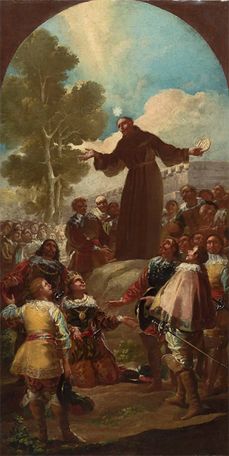 O sermão de santo Bernardino de Siena - Francisco de Goya