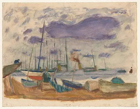 O Porto de Cannes - Pierre Bonnard