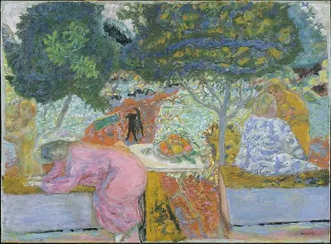Manhã no jardim em Vernonnet - Pierre Bonnard