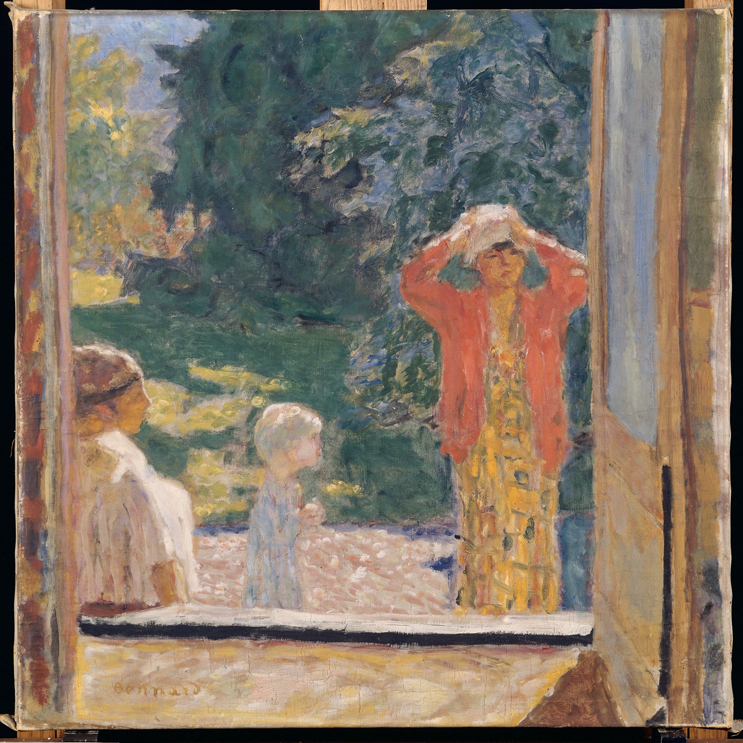 Reproduction du tableau « Devant la fenêtre au Grand-Lemps - Pierre Bonnard » par Alpha Reproduction en peinture à l’huile