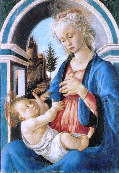 A Virgem com o Menino - Sandro Botticelli