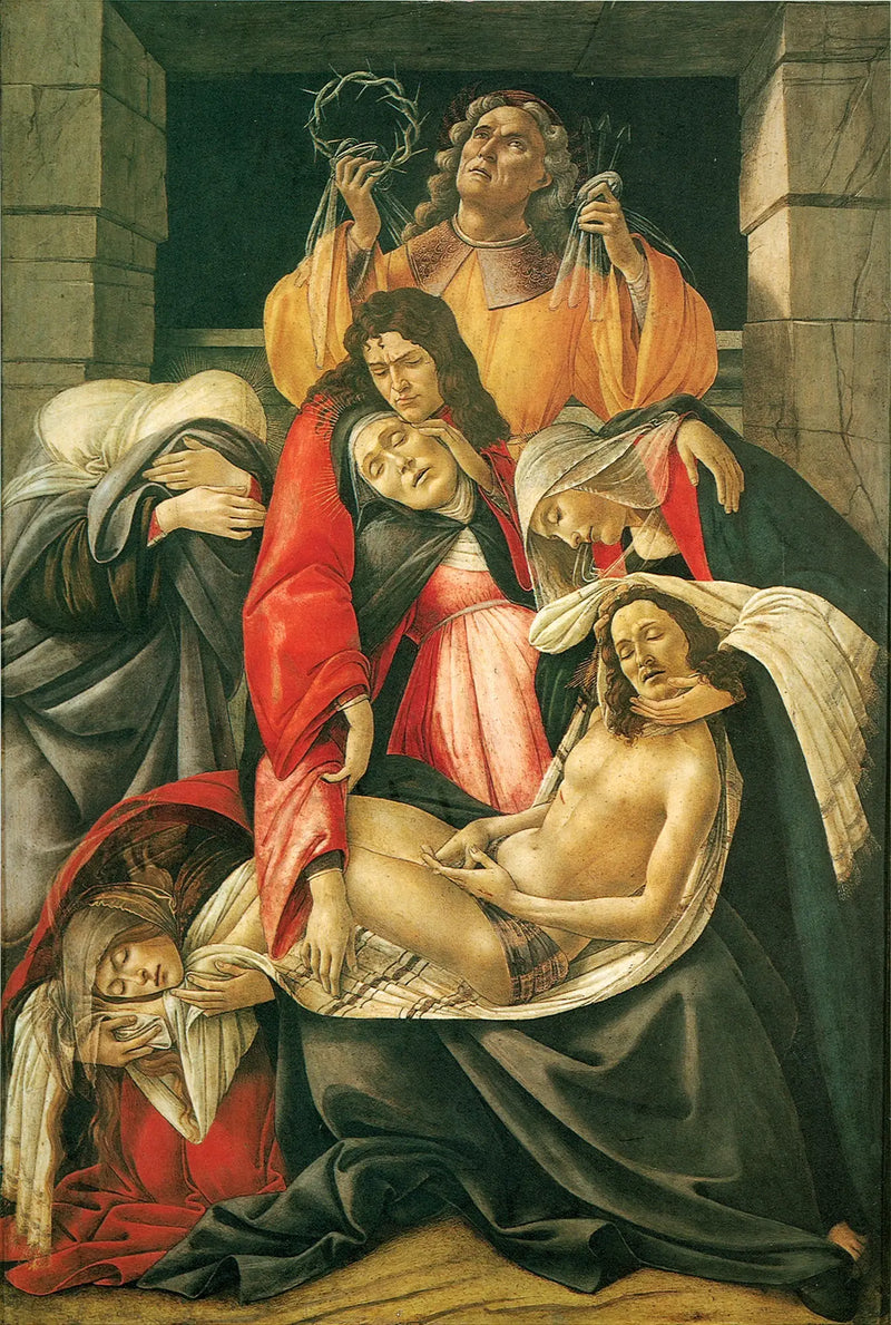 A Lamentação sobre o Cristo Morto - Sandro Botticelli