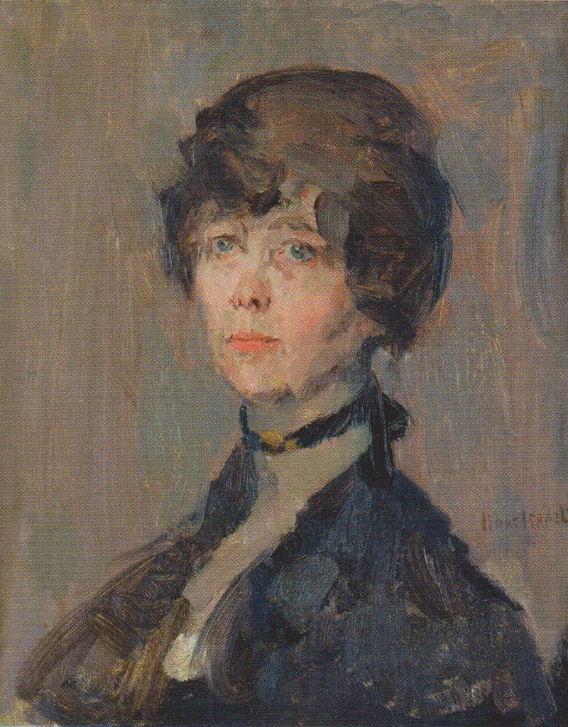 Escritora neerlandesa Ina Boudier-Bakker (1875-1966). - Isaac Israëls