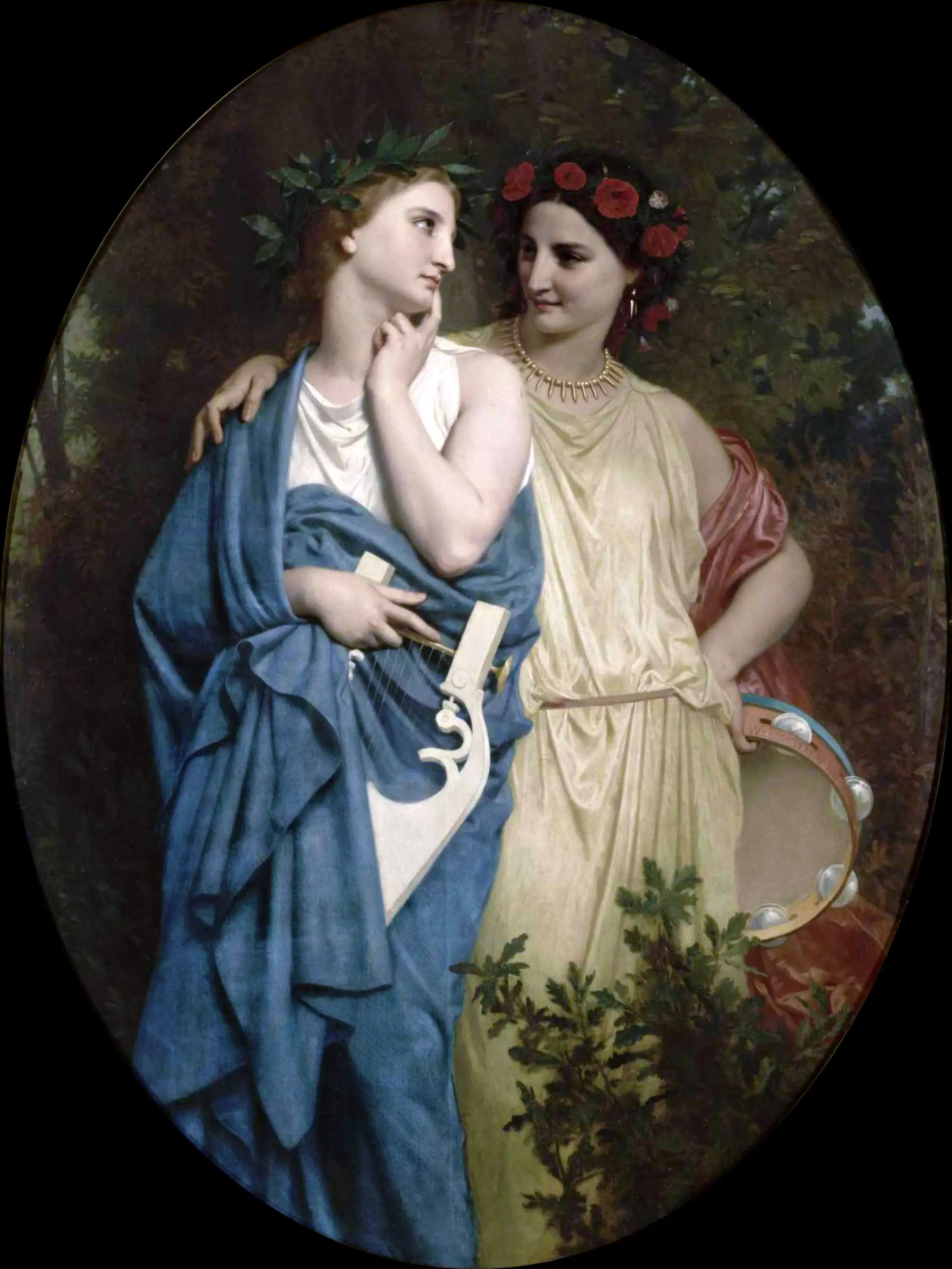 Reproduction du tableau « Philomèle et Progné - Bouguereau » par Alpha Reproduction en peinture à l’huile