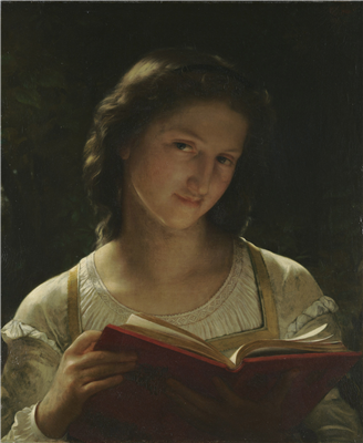 Reproduction du tableau « La Liseuse - Bouguereau » par Alpha Reproduction en peinture à l’huile