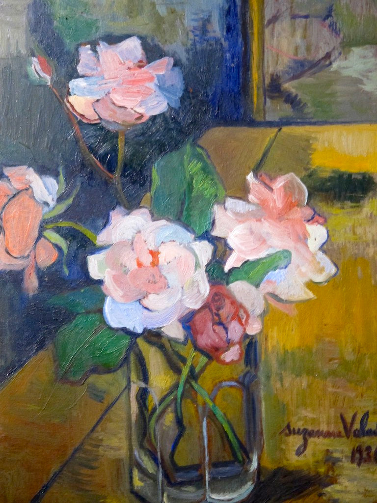 Bouquet de roses - Suzanne Valadon