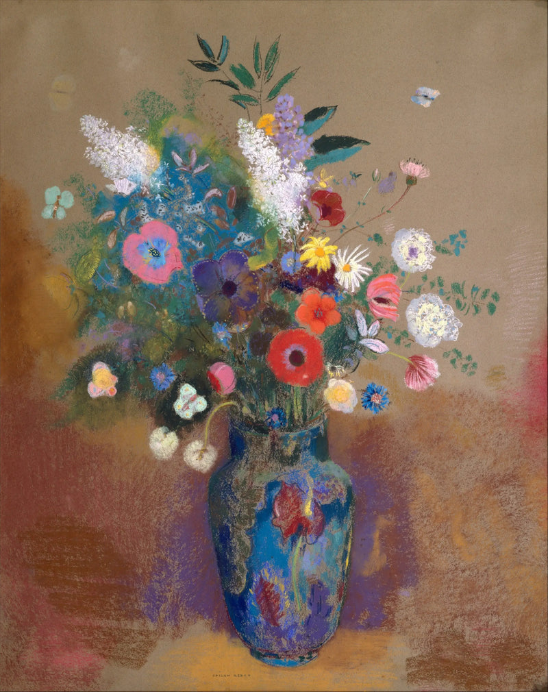 Buquê de flores - Odilon Redon