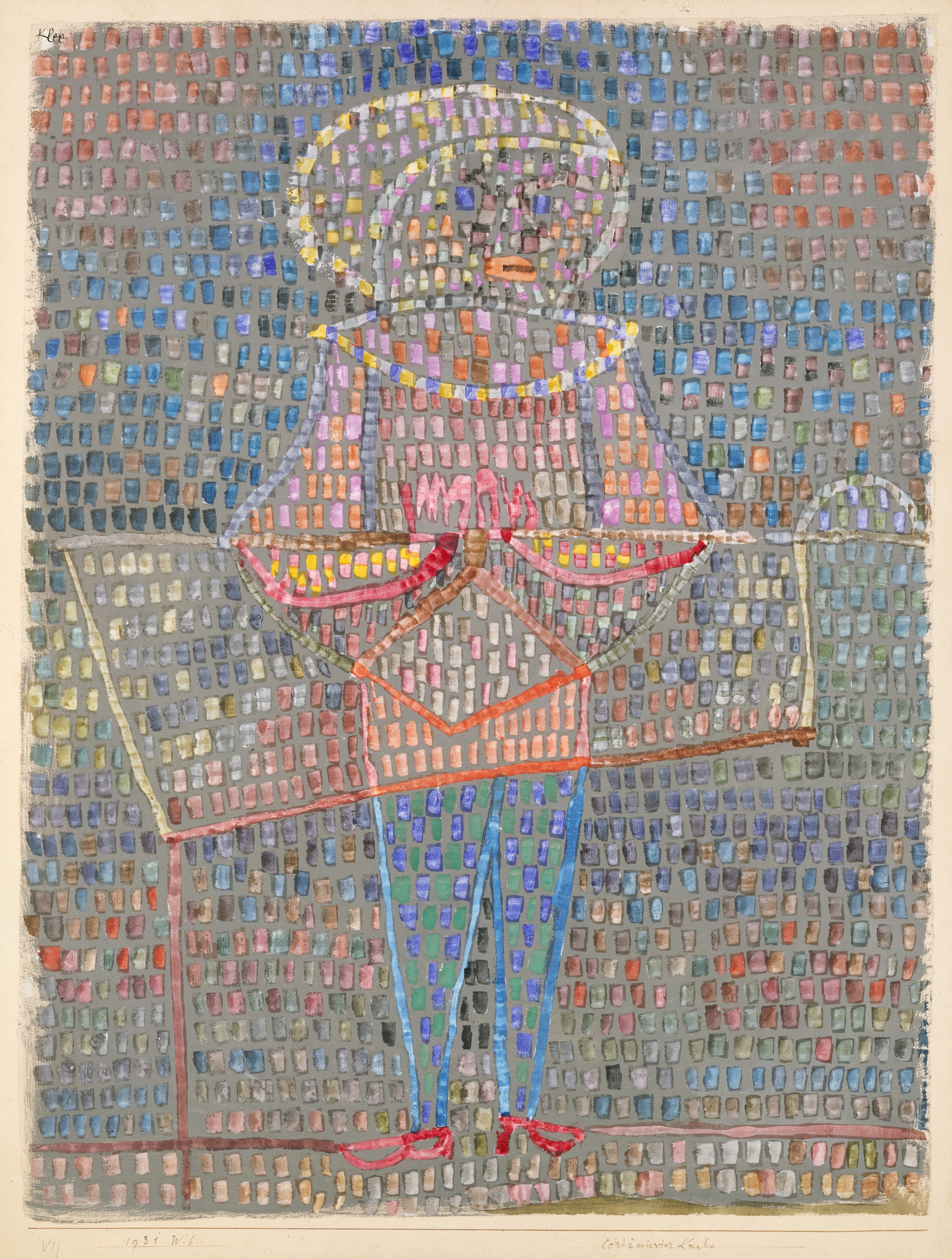 Menino disfarçado - Paul Klee