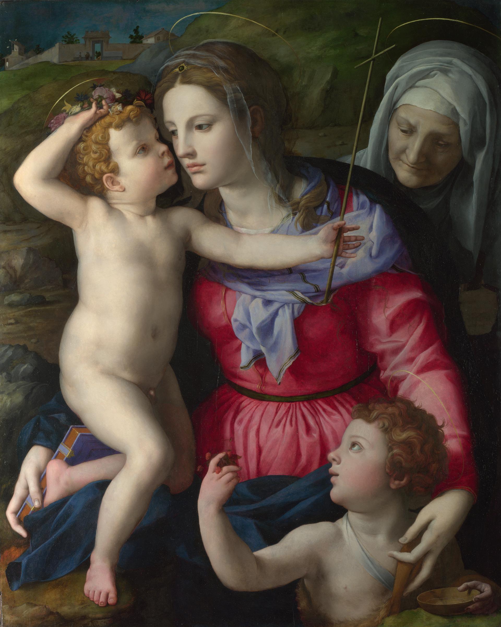 La Vierge à l'Enfant avec des saints - Bronzino