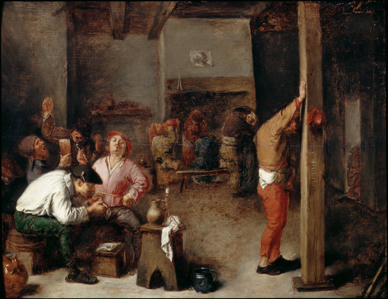 Intérieur d'une taverne - Adriaen Brouwer