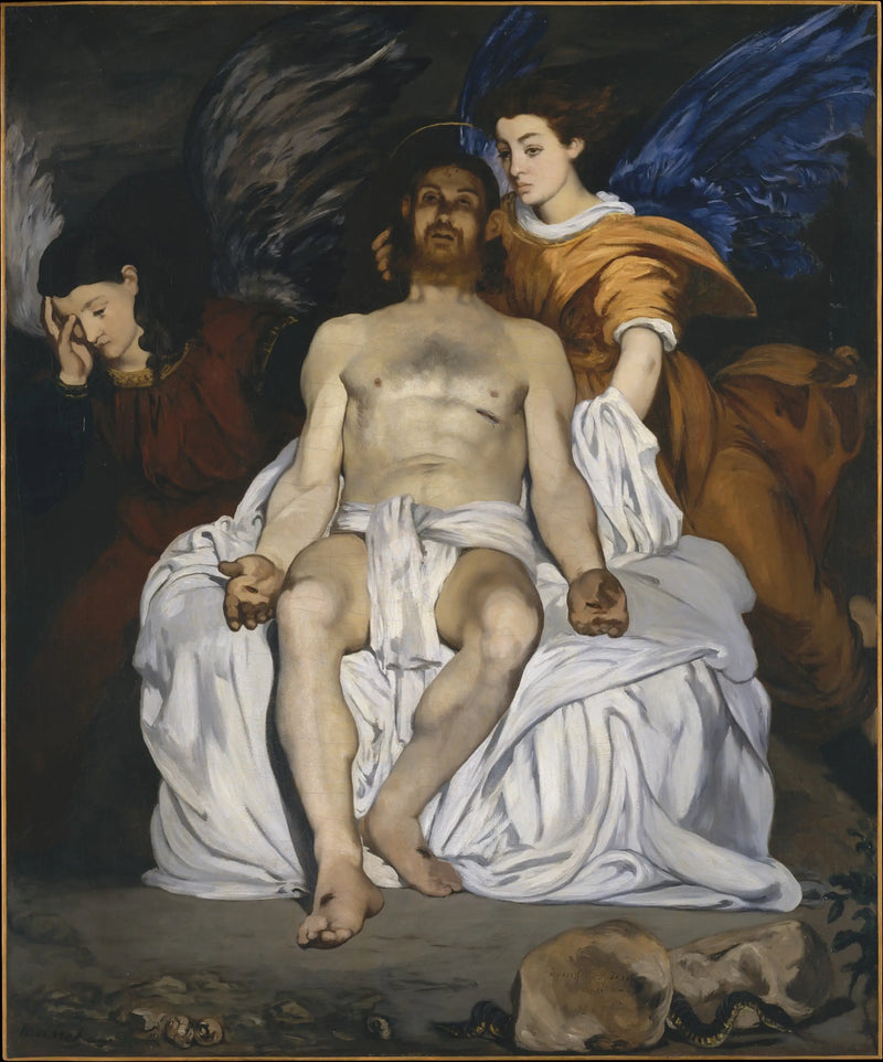O Cristo morto e os anjos - Édouard Manet