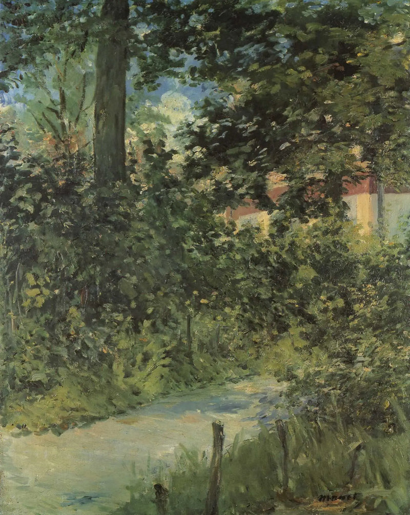 Um caminho do jardim de Rueil - Édouard Manet