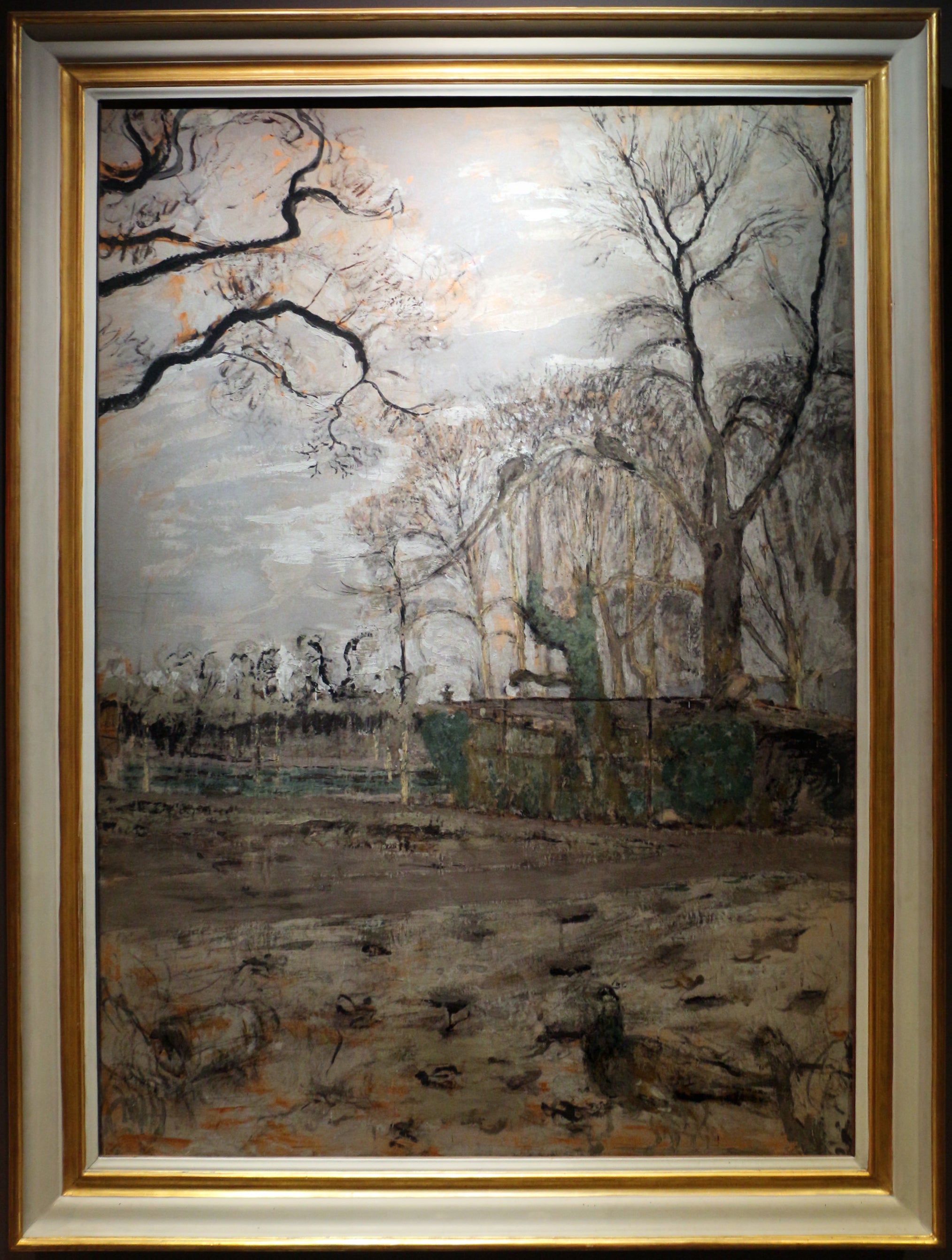 Le jardin hivernal au paon - Édouard Vuillard