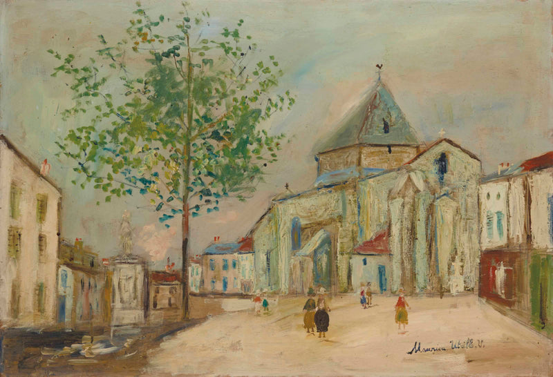 Église de Bessines-sur-Gartempe (Haute-Vienne) (1953) - Maurice Utrillo