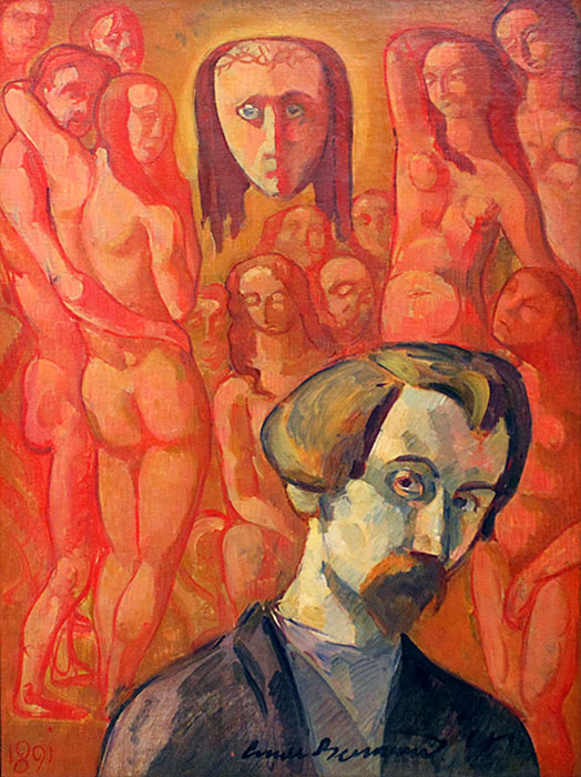 Autorretrato simbólico - Émile Bernard