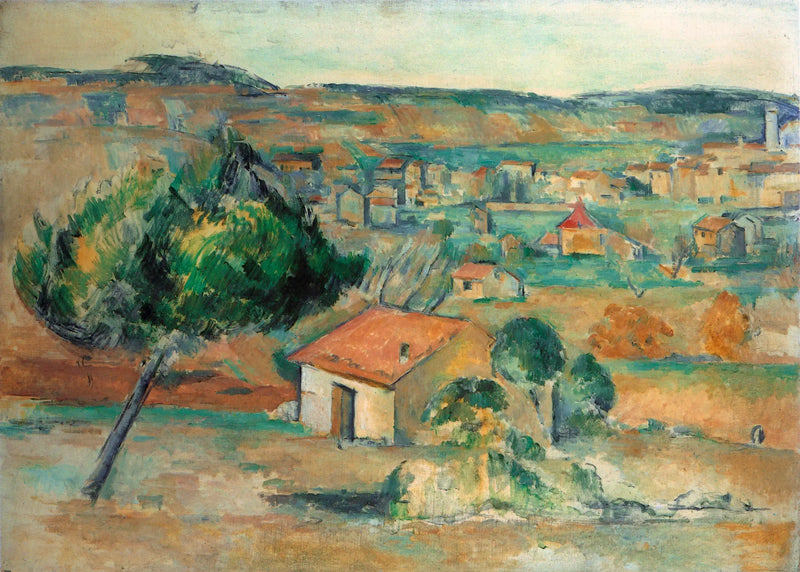 Gardanne vista do Claou - Paul Cézanne