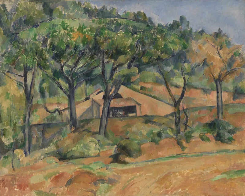 Casa na Provença - Paul Cézanne