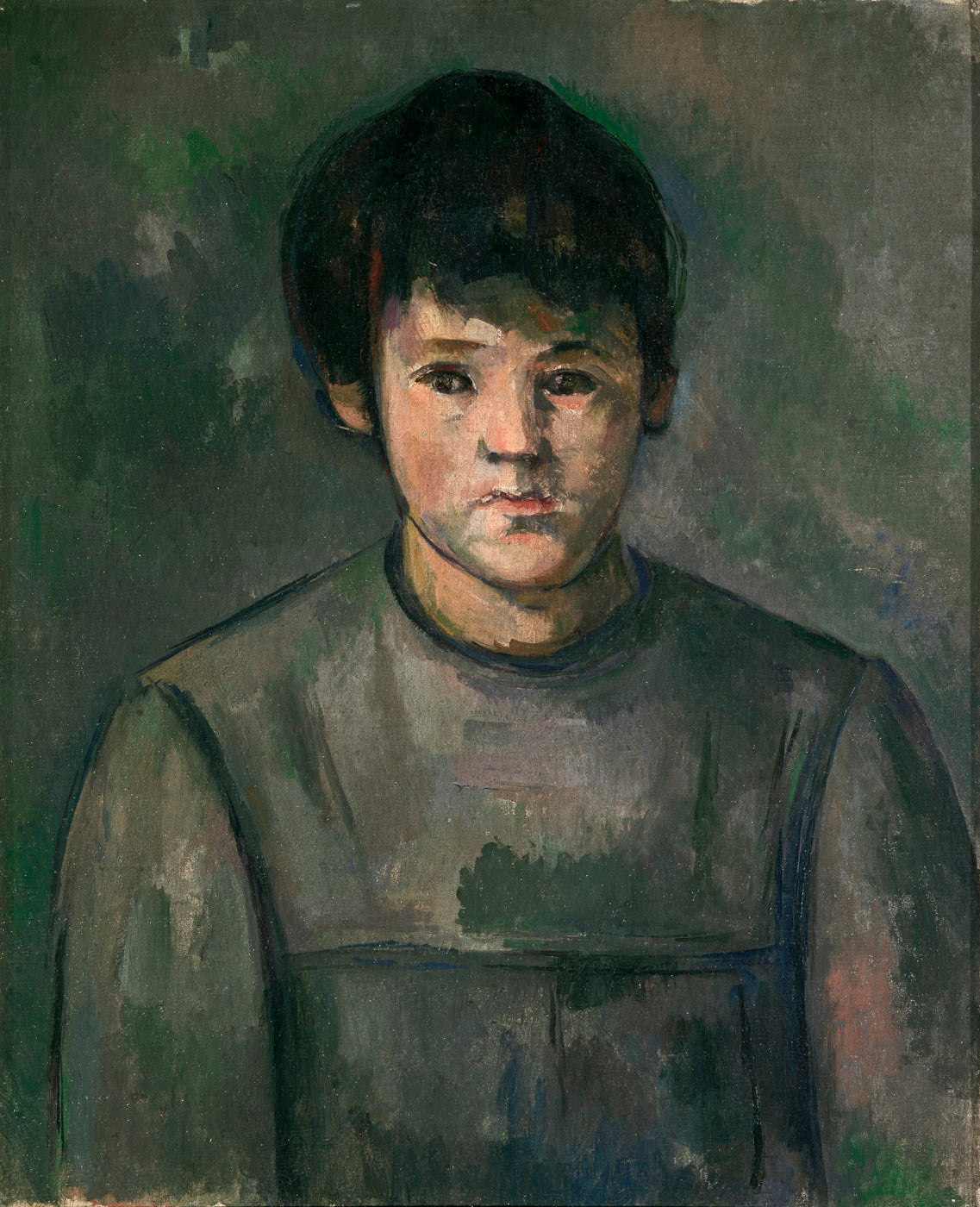 Reproduction du tableau « Portrait de fillette - Paul Cézanne » par Alpha Reproduction en peinture à l’huile