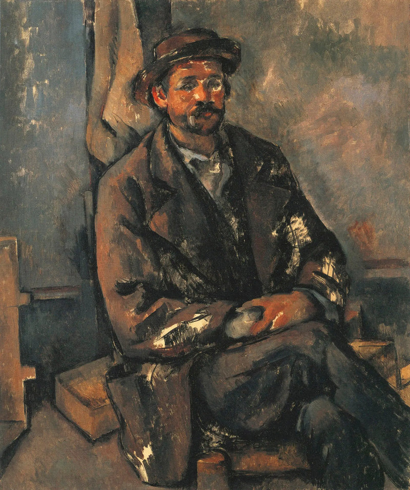 Camponês sentado - Paul Cézanne