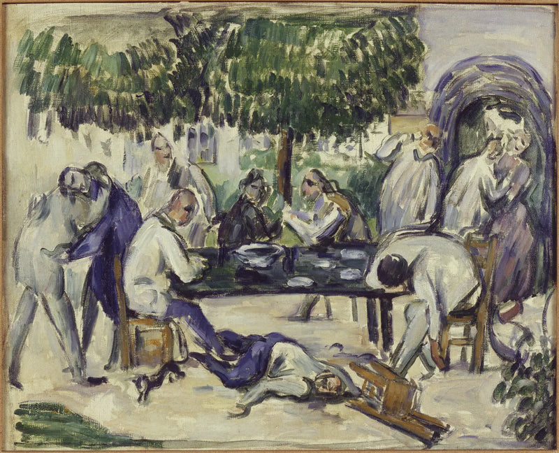 Os Bêbados - Paul Cézanne