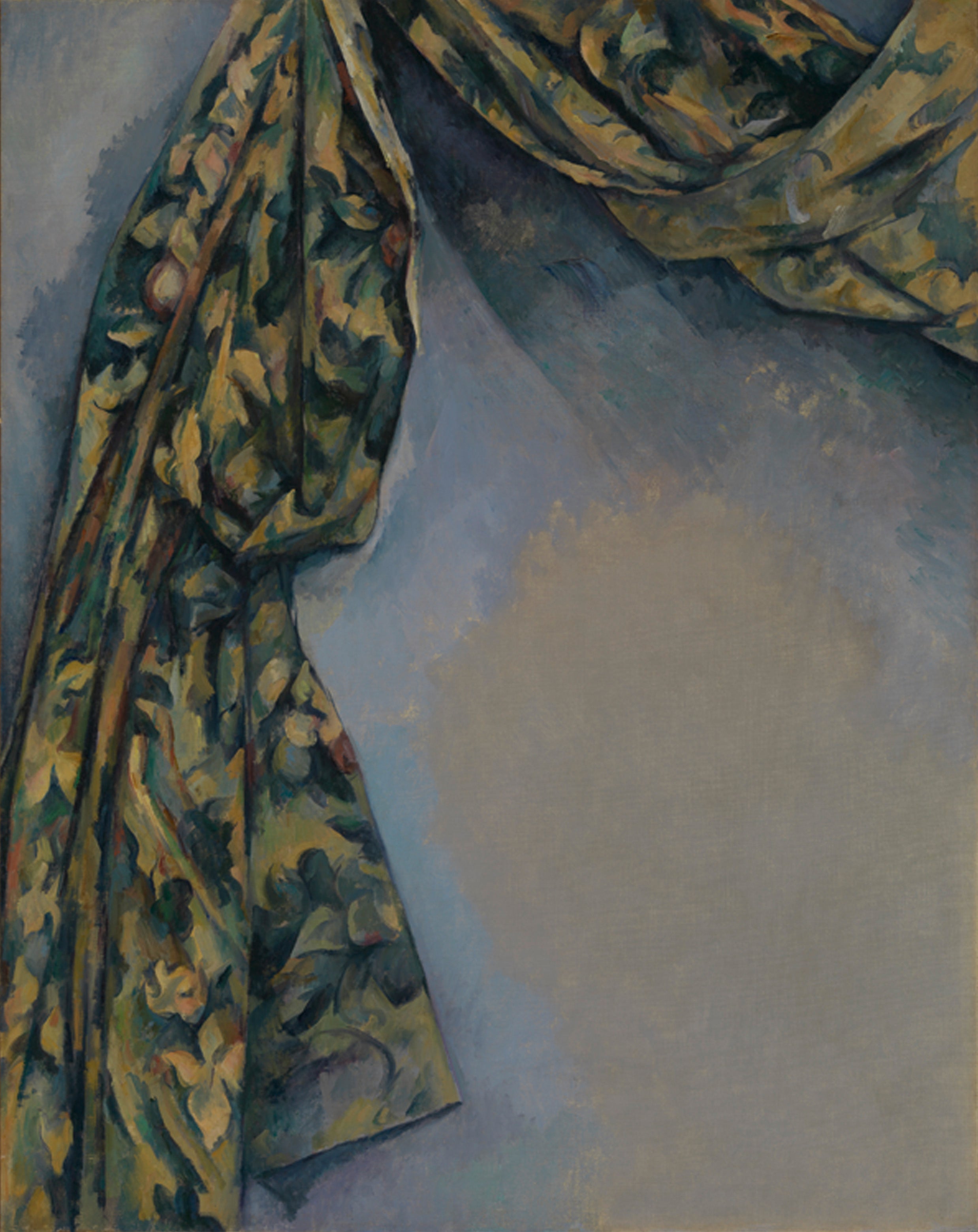 Reproduction du tableau « Le Rideau - Paul Cézanne » par Alpha Reproduction en peinture à l’huile