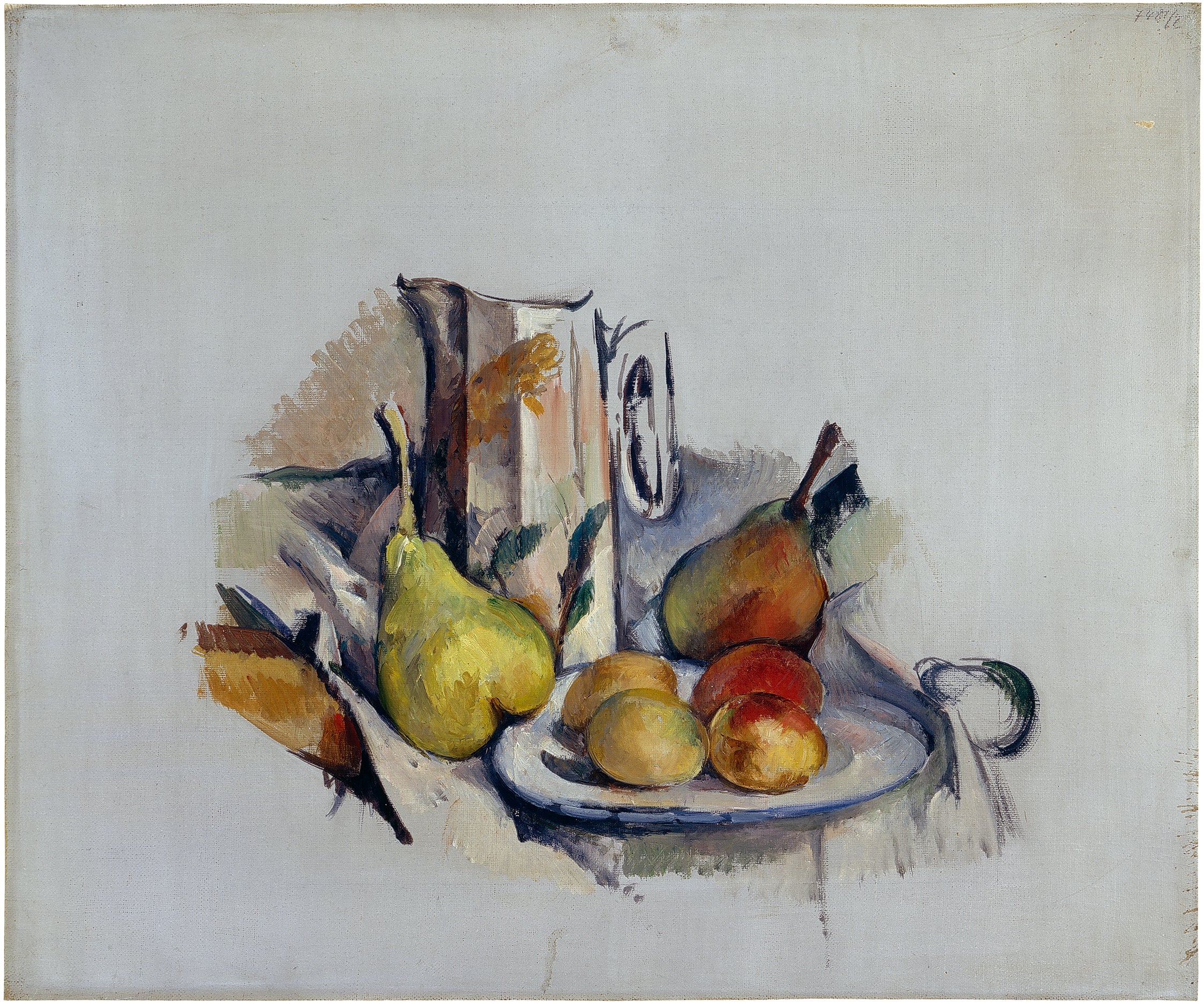 Reproduction du tableau « Nature morte à la cruche - Paul Cézanne » par Alpha Reproduction en peinture à l’huile