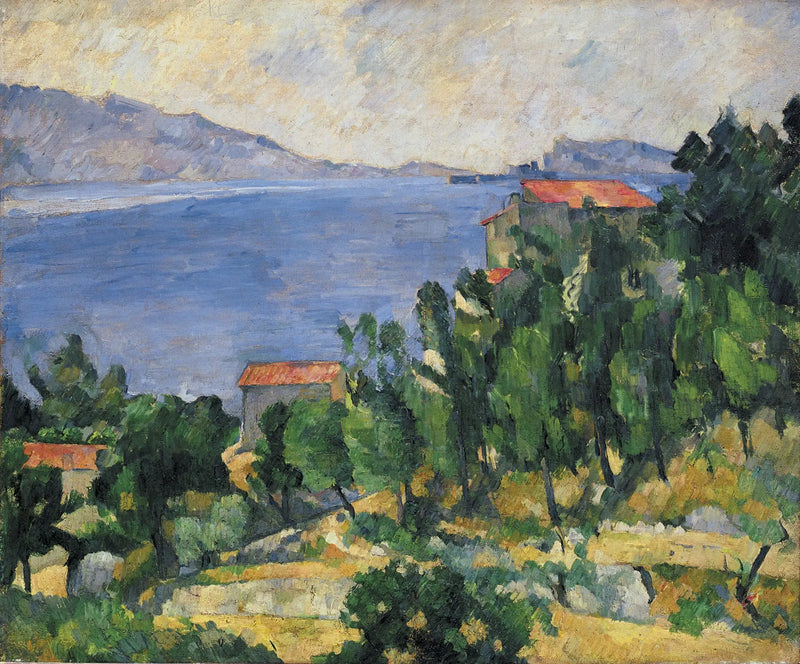 A Baía de l'Estaque vista do leste - Paul Cézanne