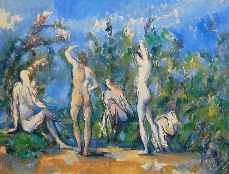 Banhistas - Paul Cézanne
