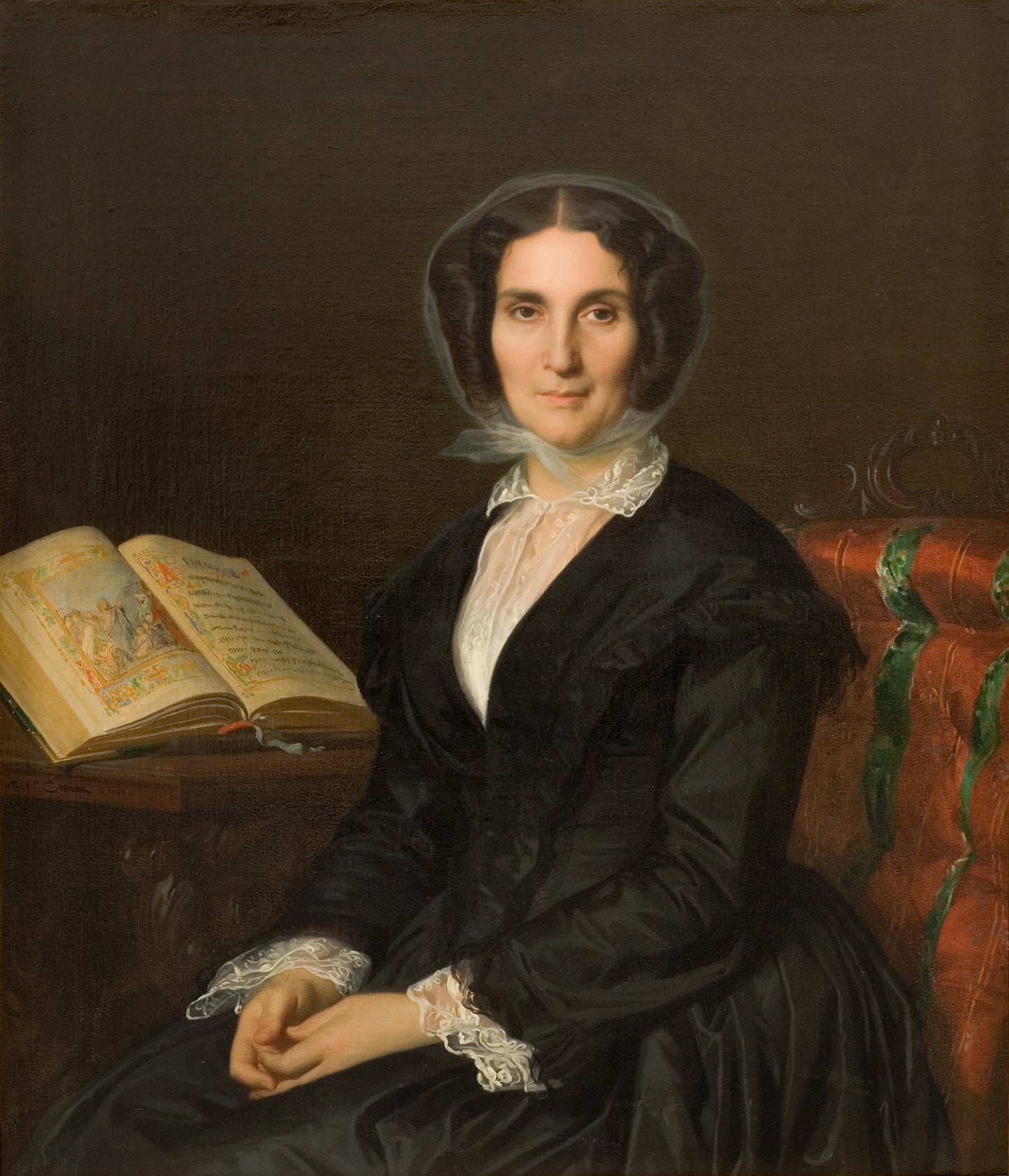 Portrait de Madame Louise Marès, née Bidreman - Alexandre Cabanel