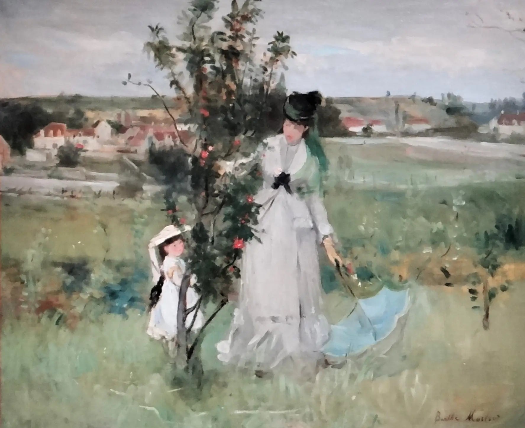Reproduction du tableau « Cache-cache - Berthe Morisot » par Alpha Reproduction en peinture à l’huile