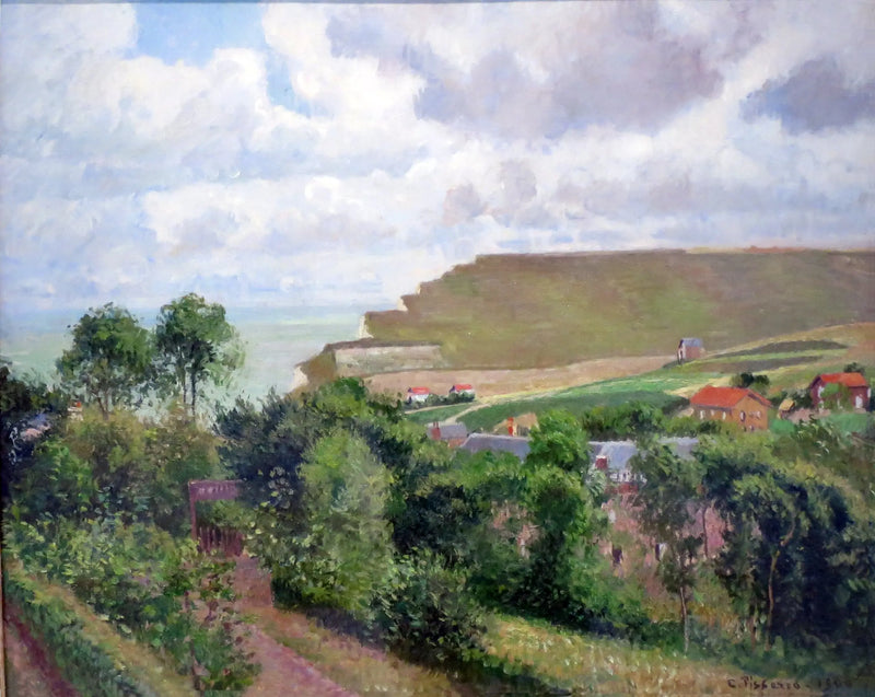 Vista de Berneval - Camille Pissarro