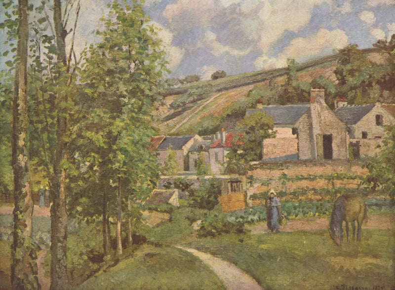 L'Hermitage, perto de Pontoise 1874 - Camille Pissarro