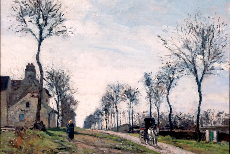 A estrada de Marly - Camille Pissarro