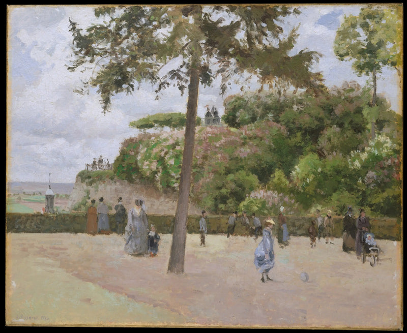 O Jardim da Cidade, Pontoise - Camille Pissarro