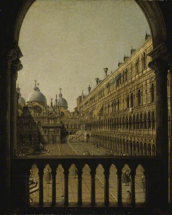 Cour intérieure du Palais des Doges, Venise - Canaletto