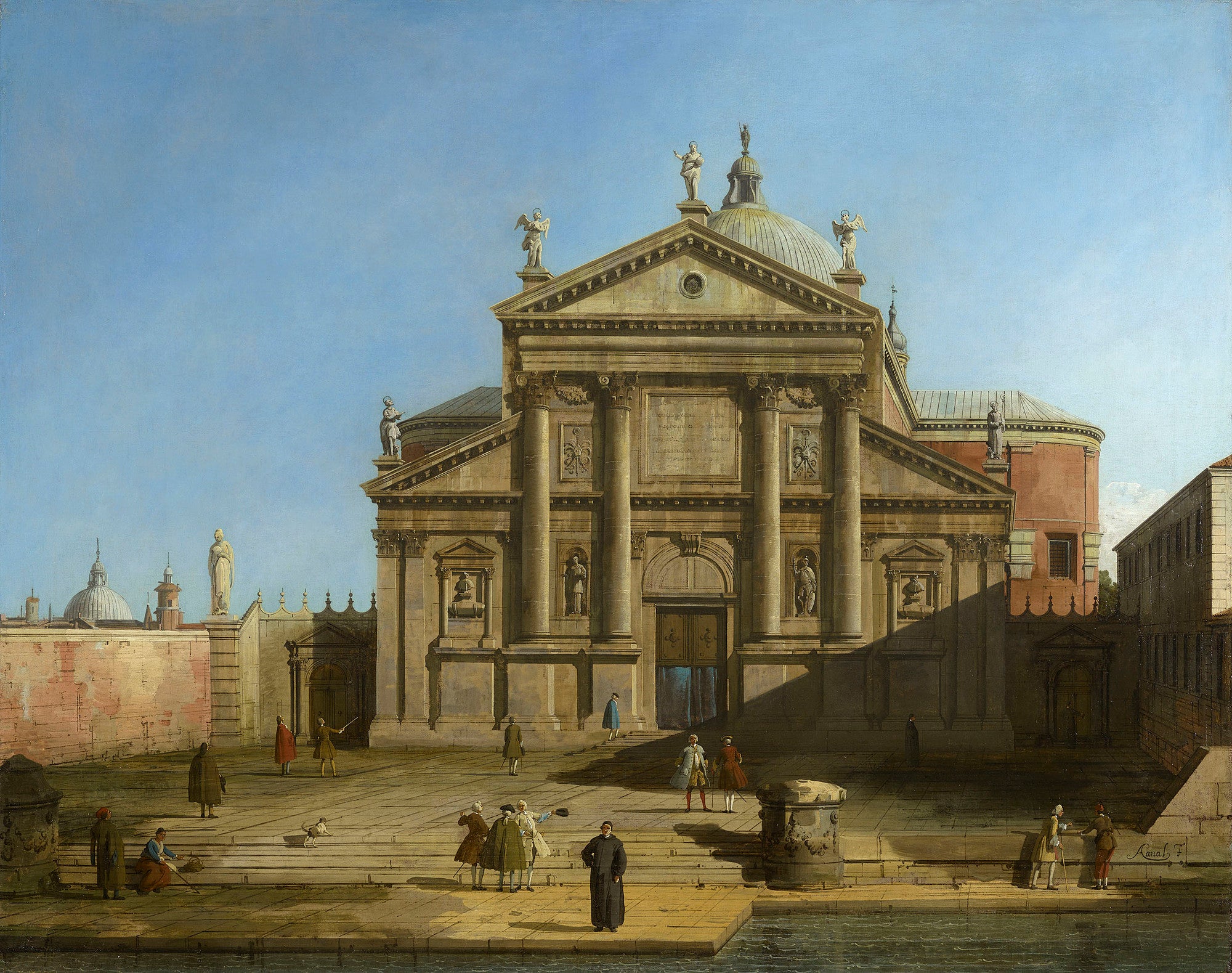 Venise : Capriccio de San Giorgio Maggiore - Canaletto