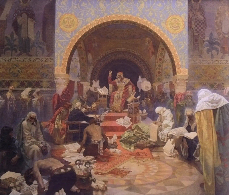 Siméon, czar dos búlgaros - Alphonse Mucha