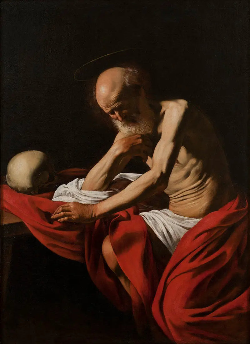 São Jerônimo em meditação - Caravaggio