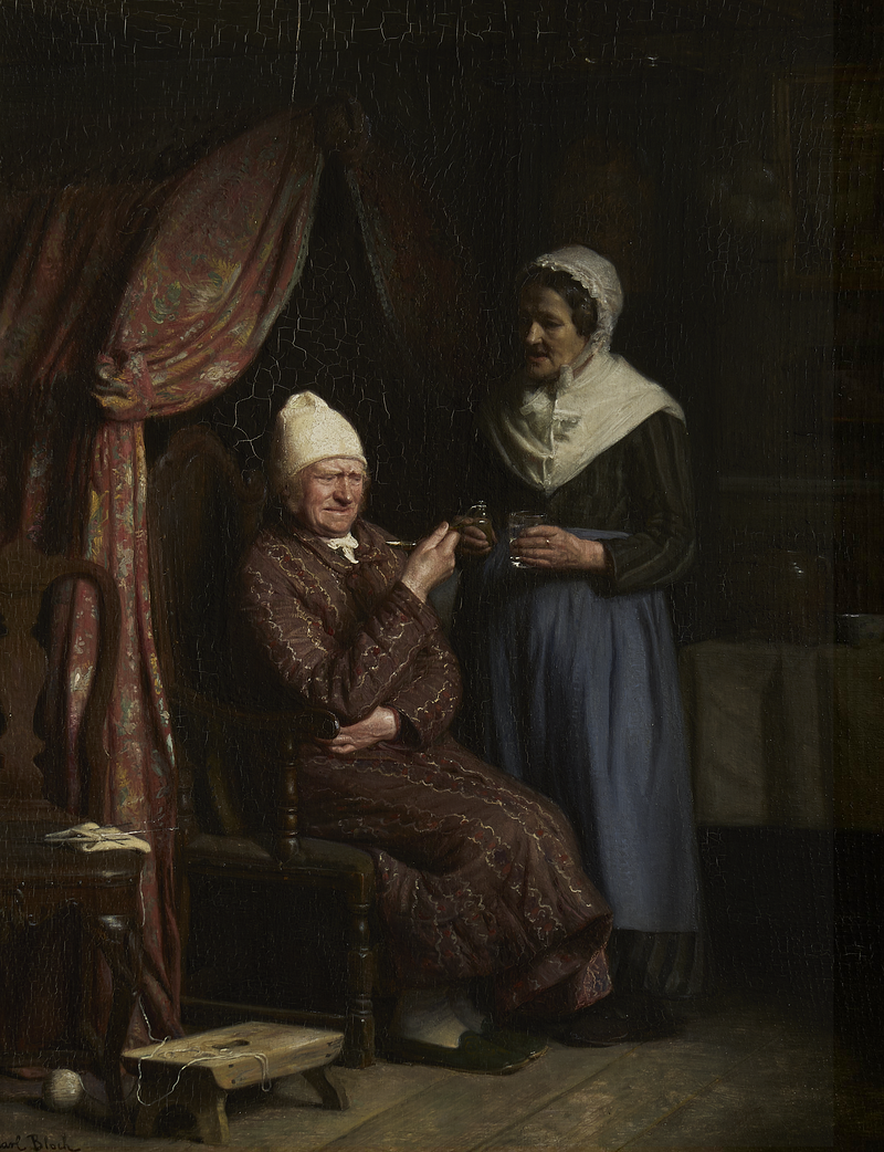 Um paciente. - Carl Heinrich Bloch