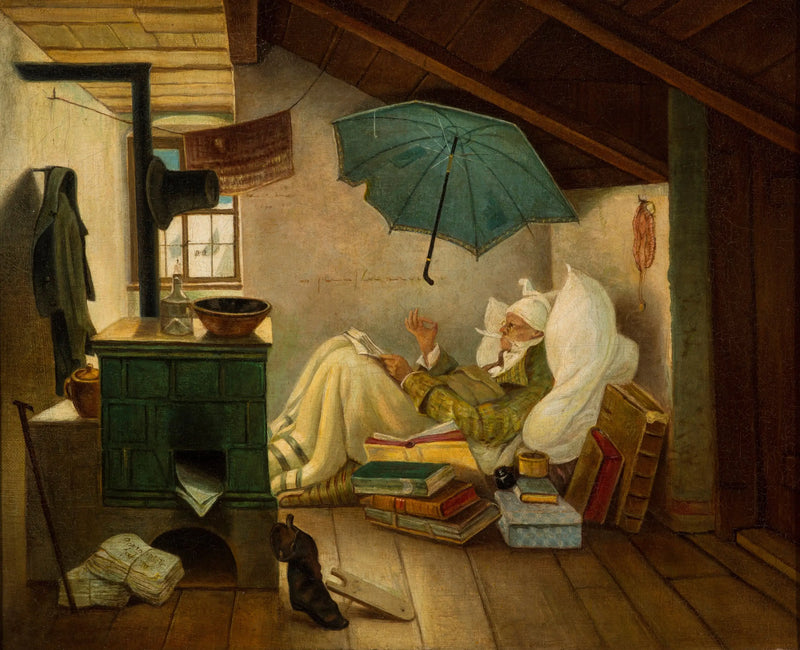 O Pobre Poeta - Carl Spitzweg